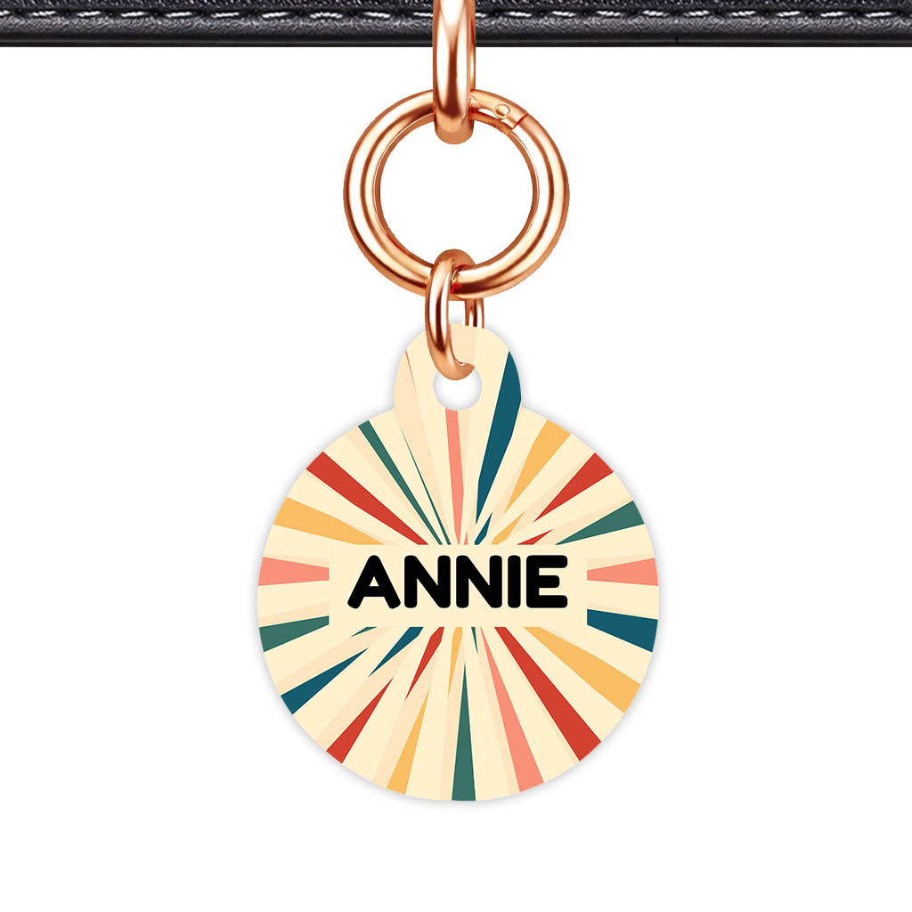 Vintage Sunburst Classic Pet ID Tag (Dog Tag & Cat Tag)