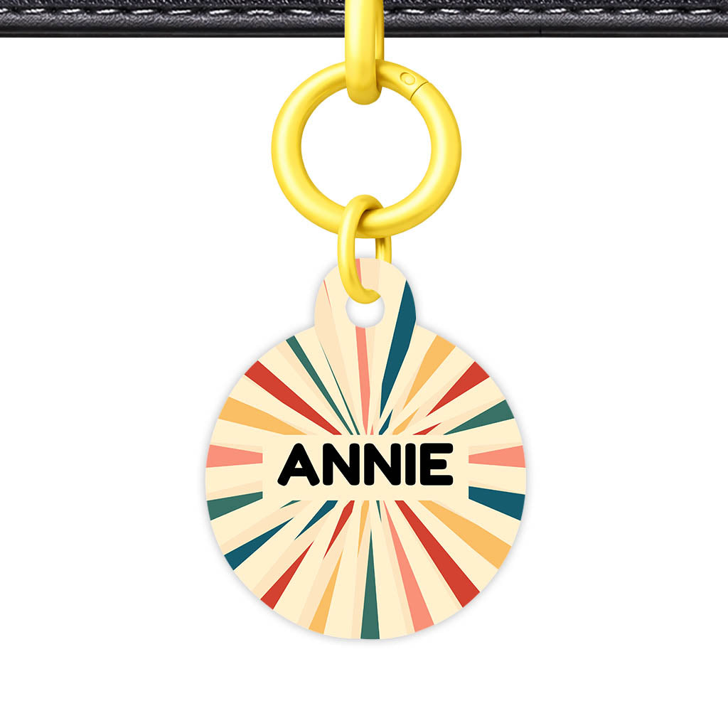 Vintage Sunburst Classic Pet ID Tag (Dog Tag & Cat Tag)