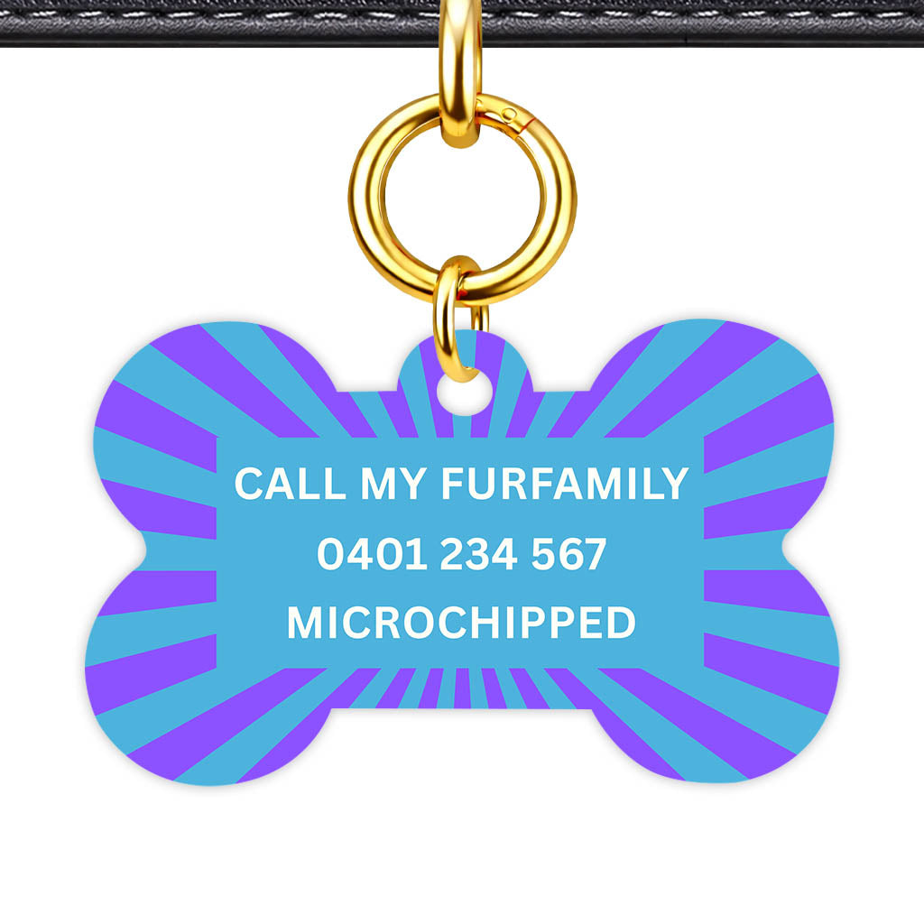 Vibrant Sunburst Classic Pet ID Tag (Dog Tag & Cat Tag)