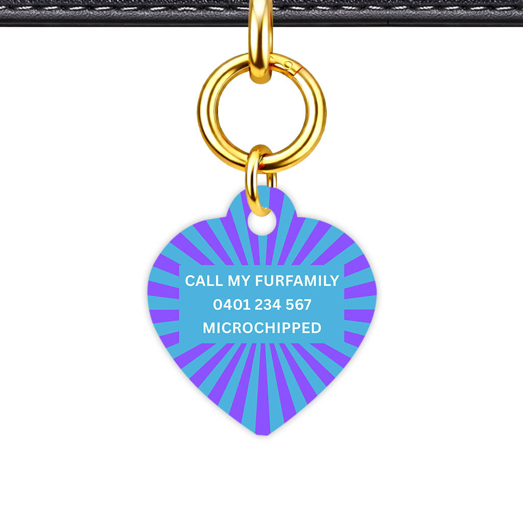 Vibrant Sunburst Classic Pet ID Tag (Dog Tag & Cat Tag)