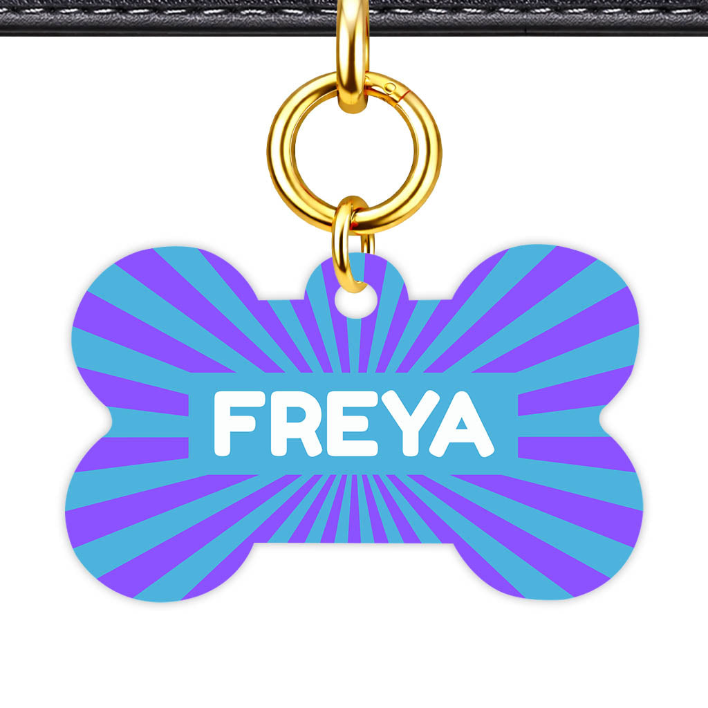 Vibrant Sunburst Classic Pet ID Tag (Dog Tag & Cat Tag)