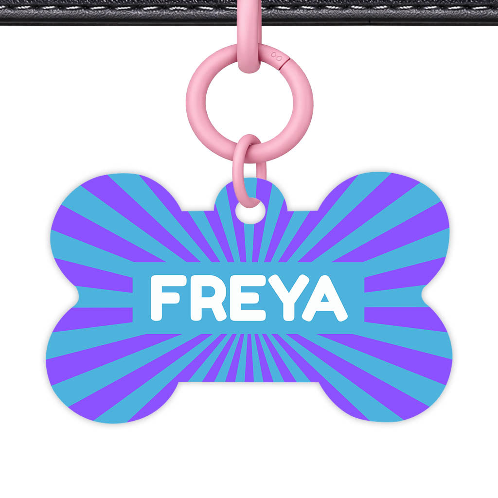 Vibrant Sunburst Classic Pet ID Tag (Dog Tag & Cat Tag)