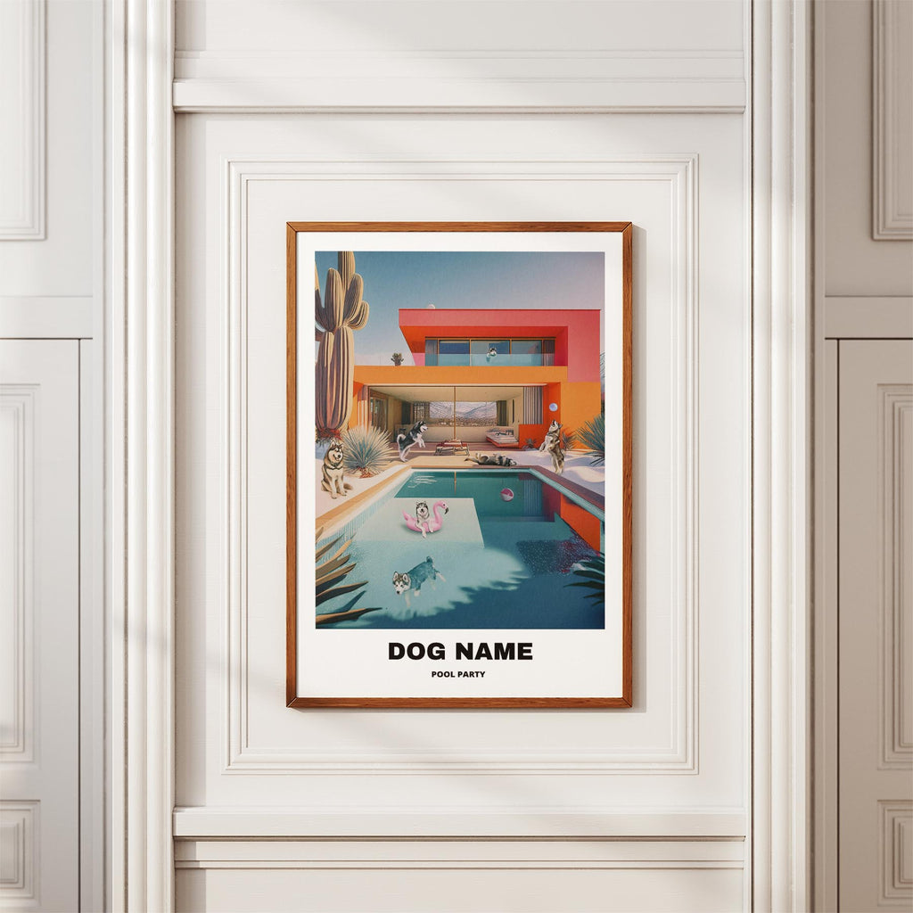 Alaskan Malamute Custom Pool Party image 3