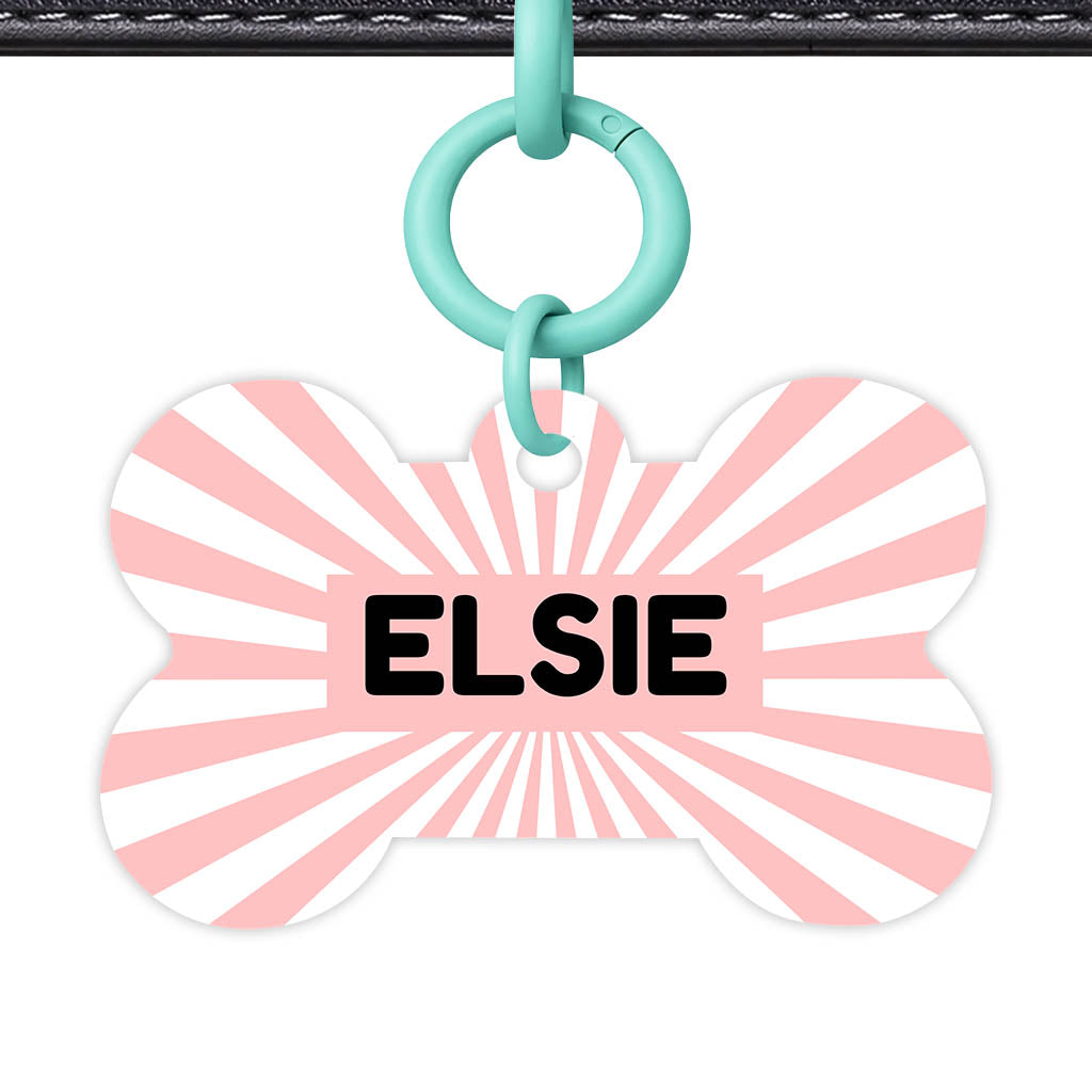 Blush Sunburst Classic Pet ID Tag (Dog Tag & Cat Tag)