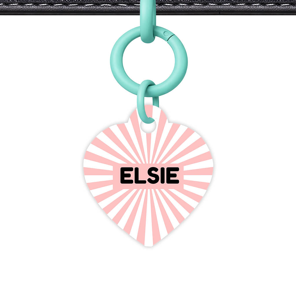 Blush Sunburst Classic Pet ID Tag (Dog Tag & Cat Tag)