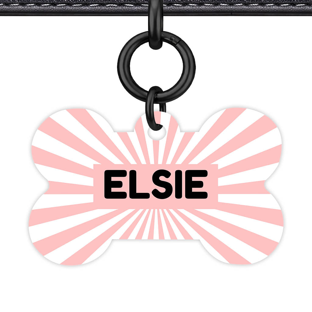 Blush Sunburst Classic Pet ID Tag (Dog Tag & Cat Tag)