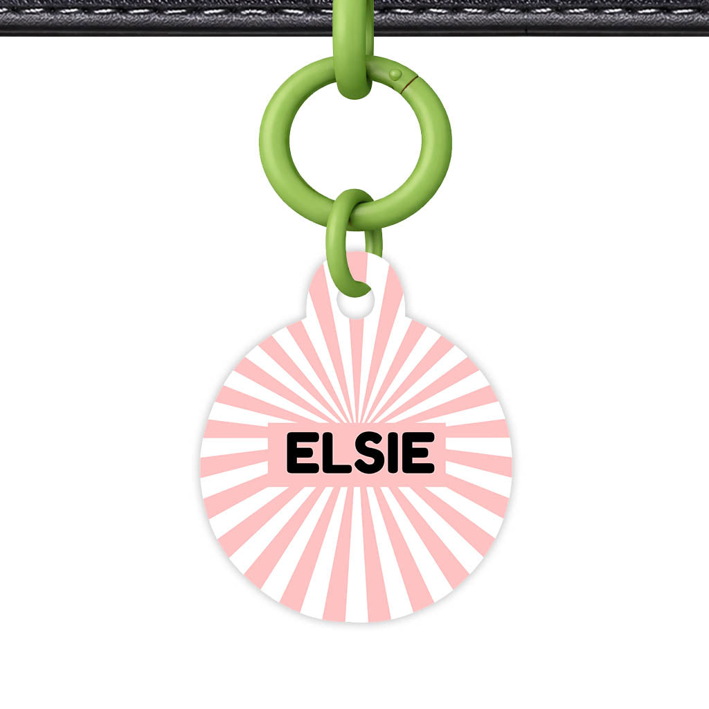 Blush Sunburst Classic Pet ID Tag (Dog Tag & Cat Tag)