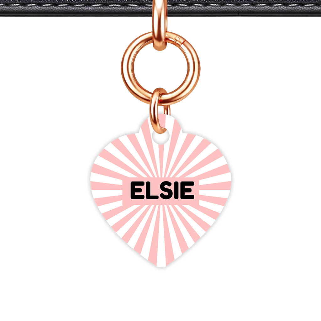 Blush Sunburst Classic Pet ID Tag (Dog Tag & Cat Tag)