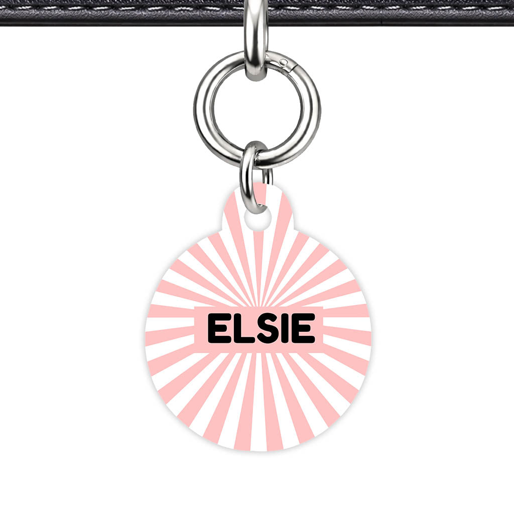 Blush Sunburst Classic Pet ID Tag (Dog Tag & Cat Tag)