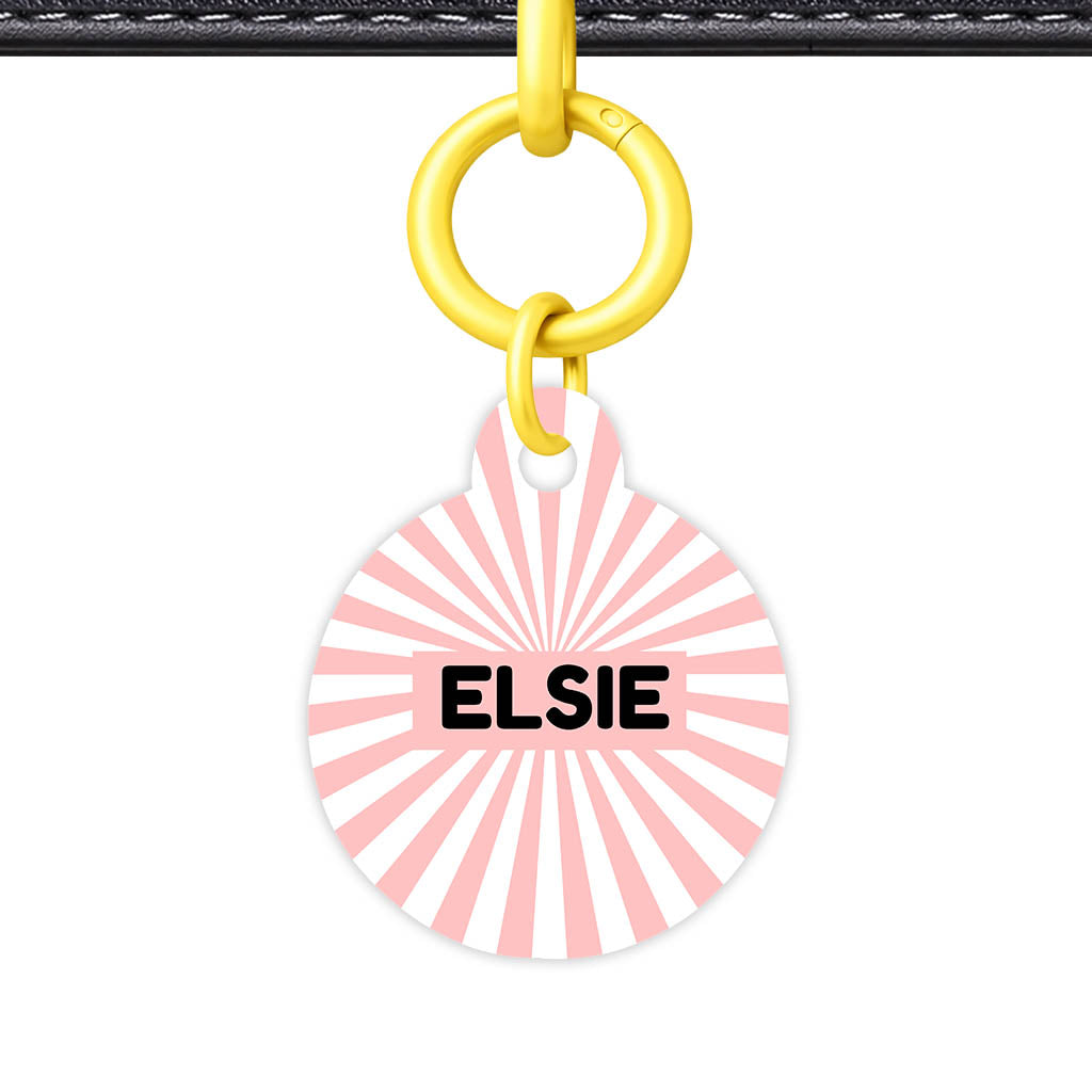 Blush Sunburst Classic Pet ID Tag (Dog Tag & Cat Tag)
