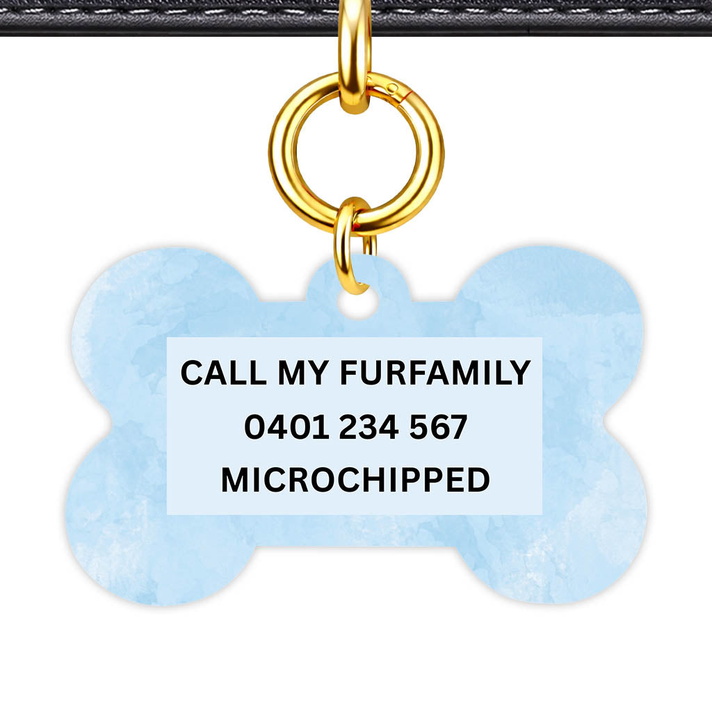 Blue Sky Classic Pet ID Tag (Dog Tag & Cat Tag)