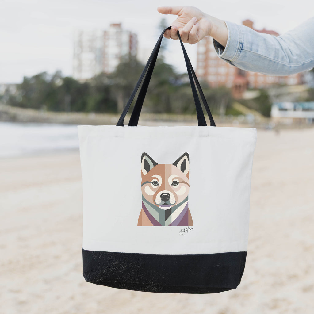 Shiba Vintage Chic Graphic Bag image 1
