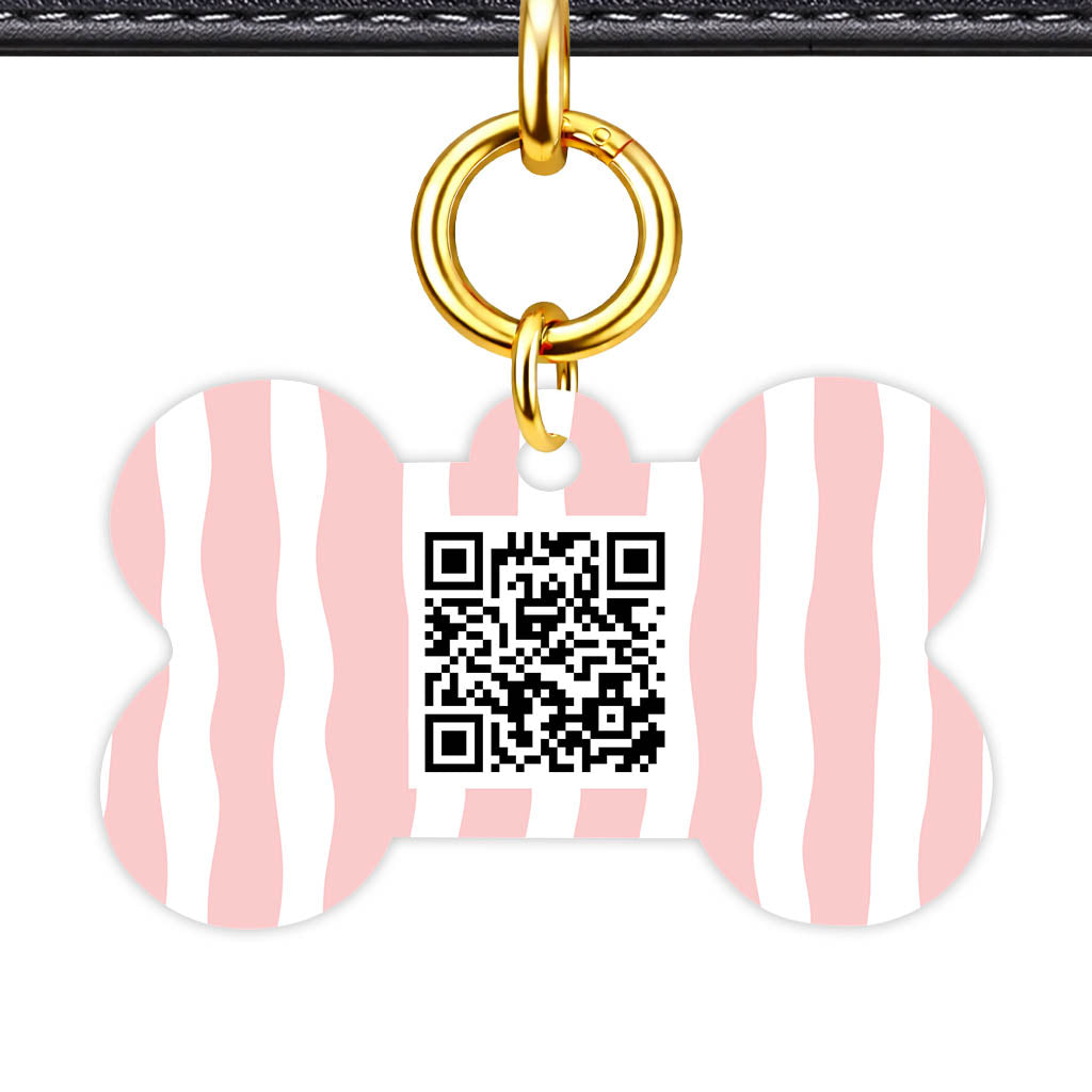 Blushed QR Smart Pet Id Tag Tag (Dog Tag & Cat Tag)