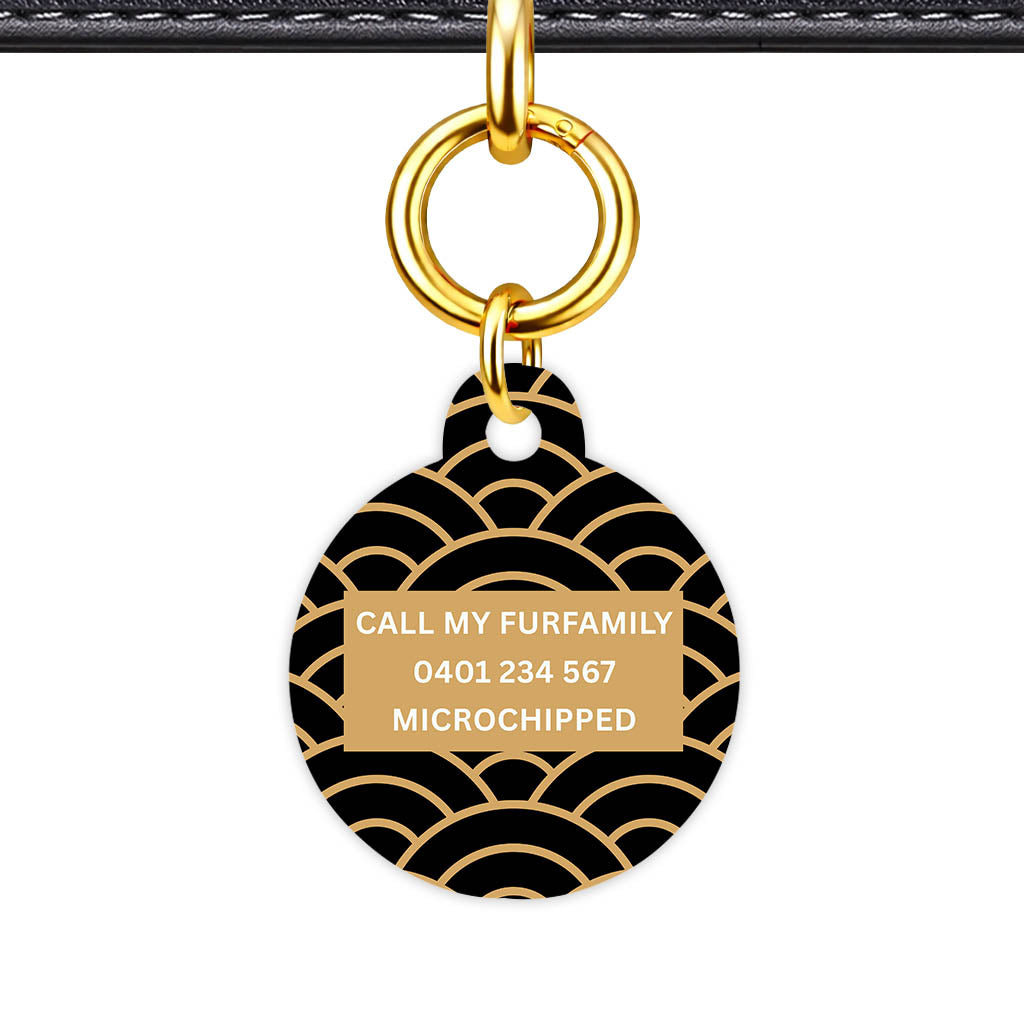 Golden Waves Classic Pet ID Tag (Dog Tag & Cat Tag)