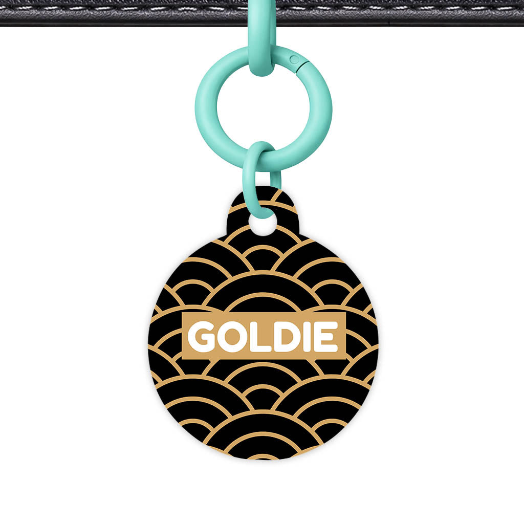 Golden Waves QR Smart Pet Id Tag Tag (Dog Tag & Cat Tag)