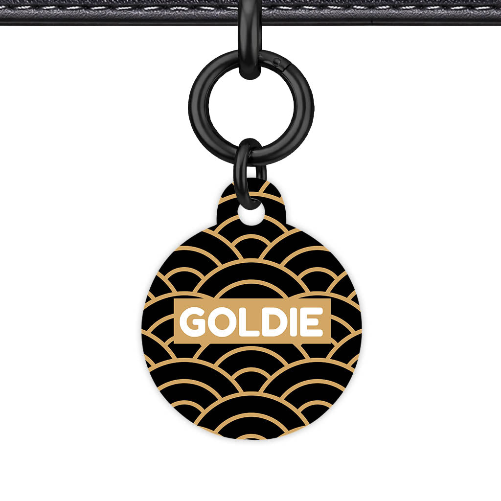 Golden Waves QR Smart Pet Id Tag Tag (Dog Tag & Cat Tag)