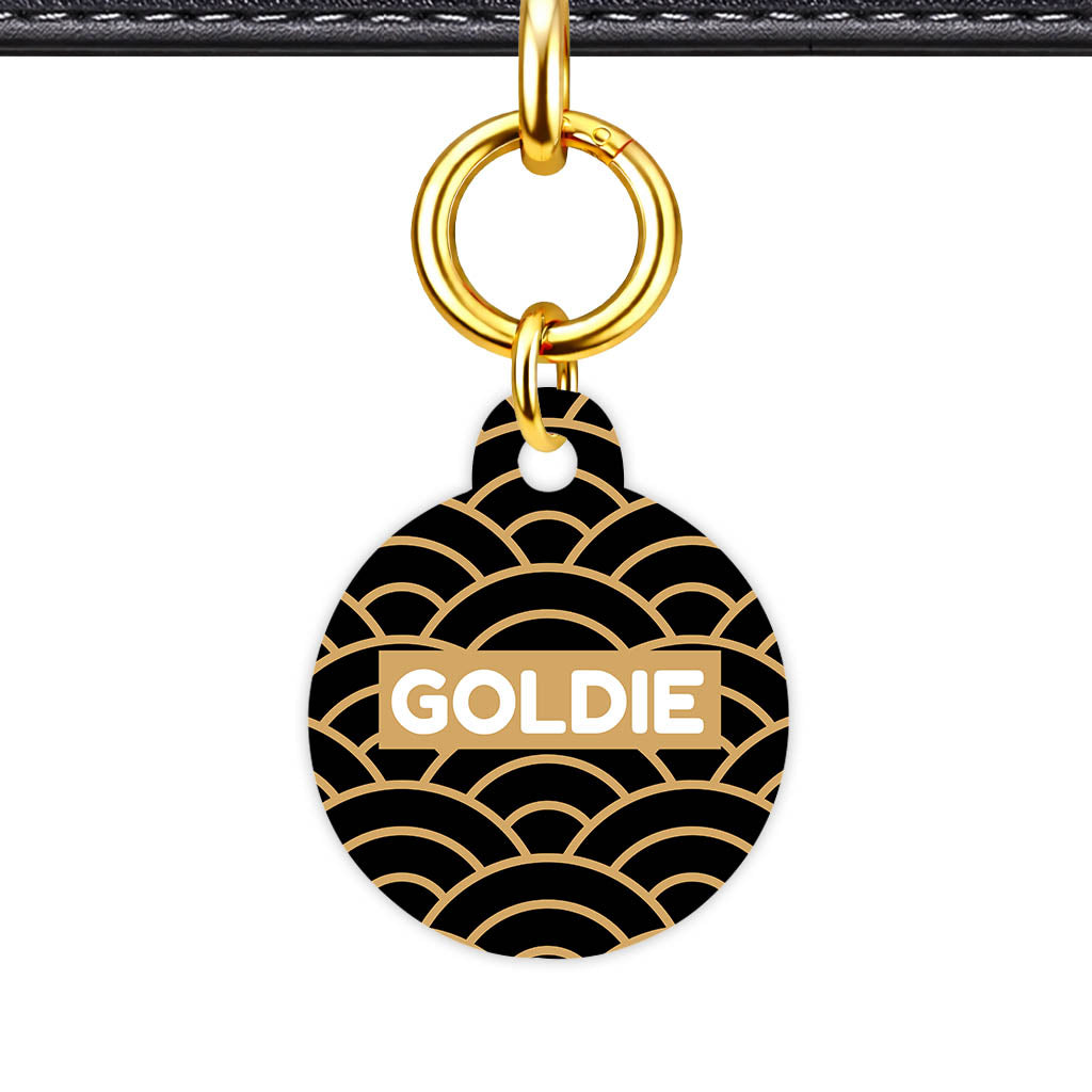 Golden Waves QR Smart Pet Id Tag Tag (Dog Tag & Cat Tag)