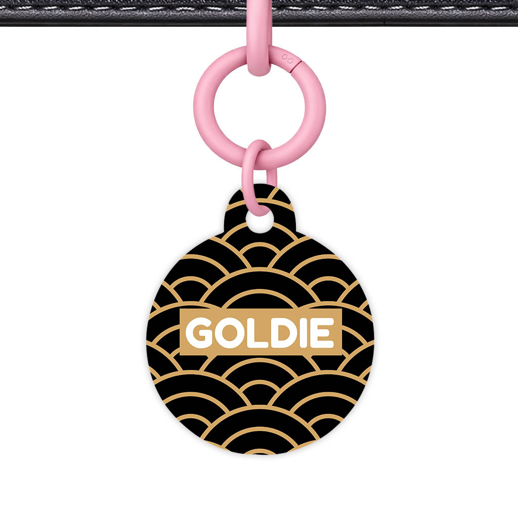 Golden Waves QR Smart Pet Id Tag Tag (Dog Tag & Cat Tag)