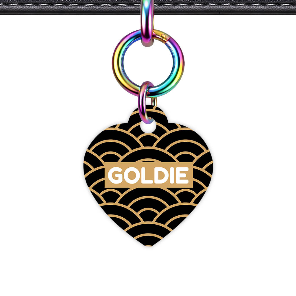 Golden Waves QR Smart Pet Id Tag Tag (Dog Tag & Cat Tag)