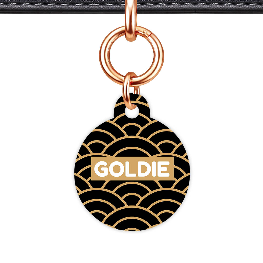 Golden Waves QR Smart Pet Id Tag Tag (Dog Tag & Cat Tag)