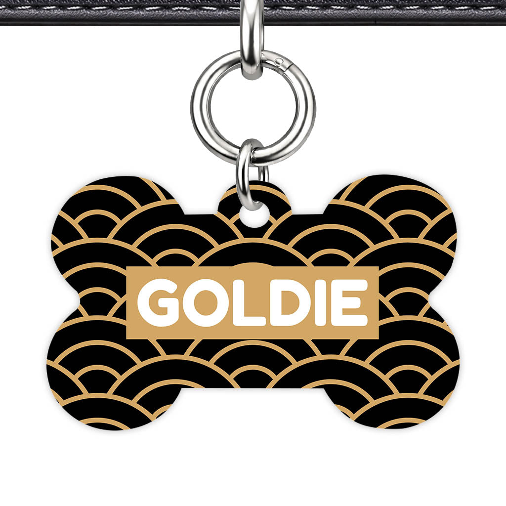 Golden Waves QR Smart Pet Id Tag Tag (Dog Tag & Cat Tag)