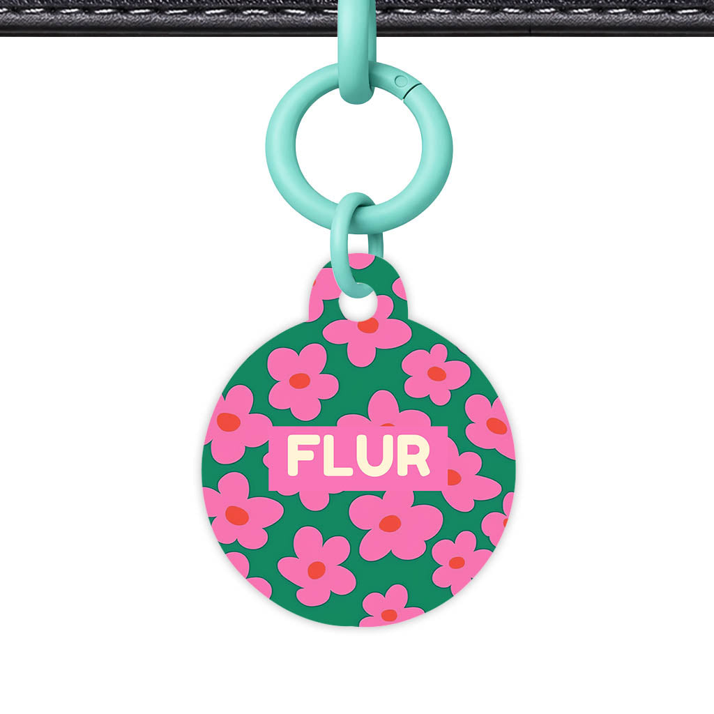 Pink Daisies Classic Pet ID Tag (Dog Tag & Cat Tag)