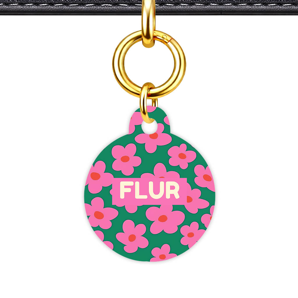 Pink Daisies Classic Pet ID Tag (Dog Tag & Cat Tag)