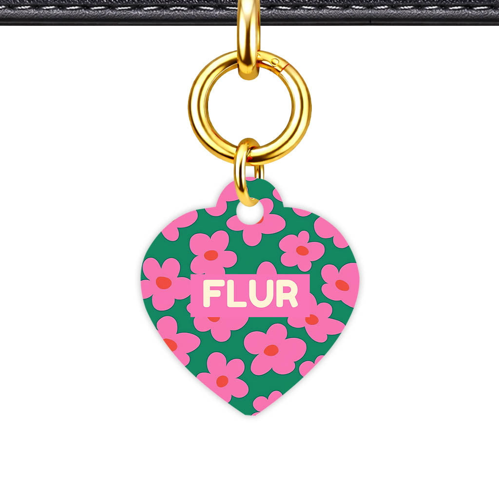 Pink Daisies Classic Pet ID Tag (Dog Tag & Cat Tag)