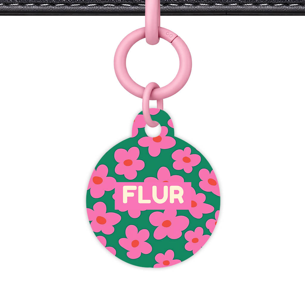 Pink Daisies Classic Pet ID Tag (Dog Tag & Cat Tag)