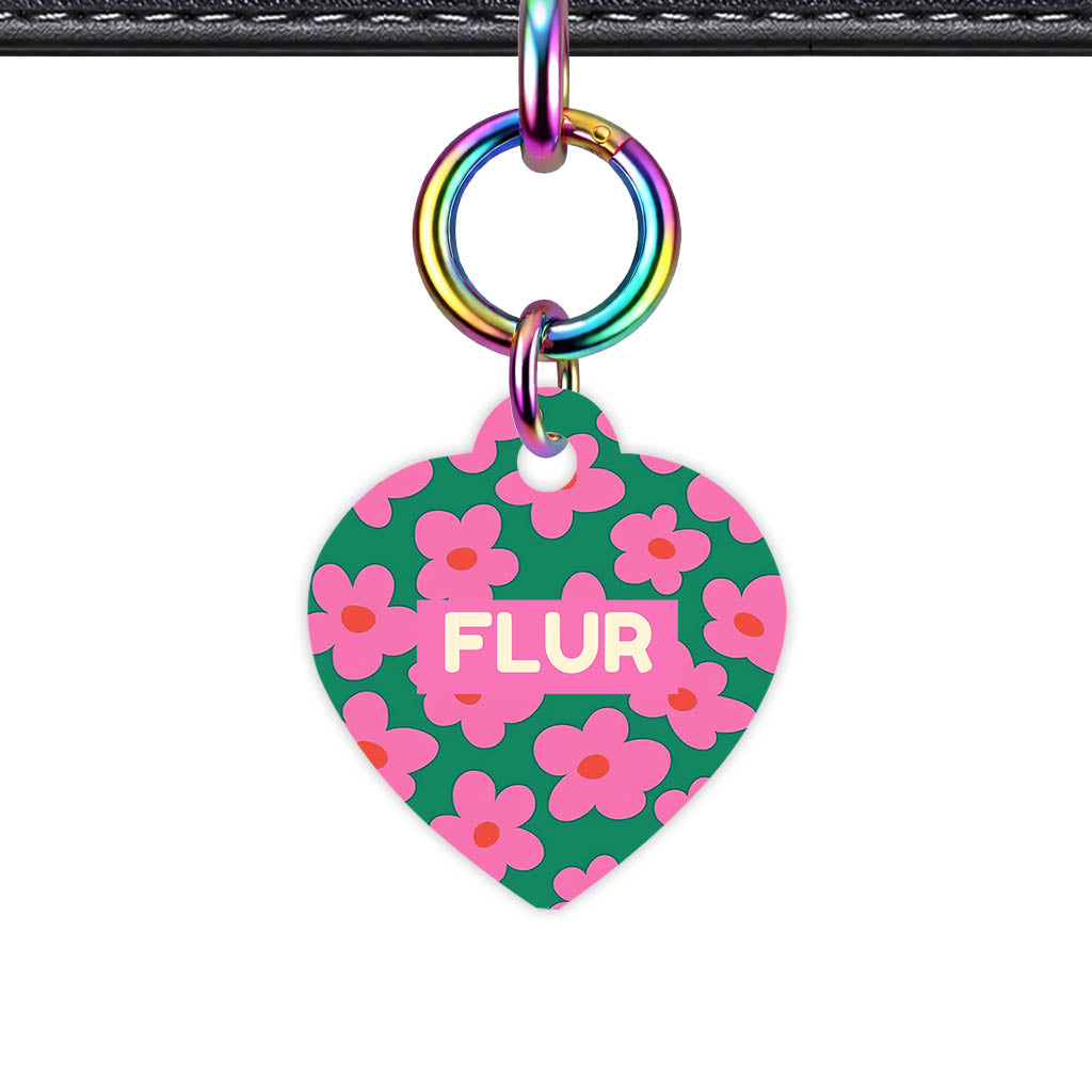 Pink Daisies Classic Pet ID Tag (Dog Tag & Cat Tag)