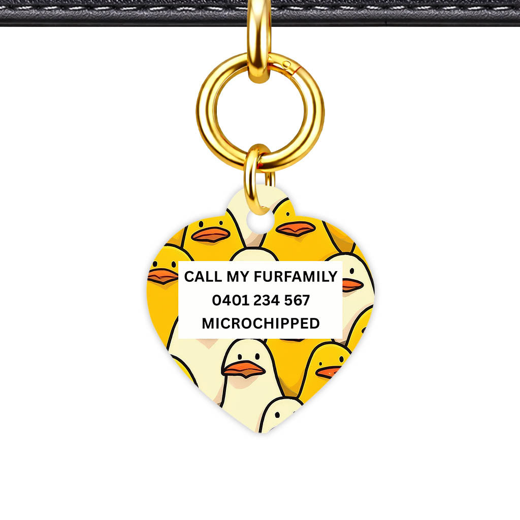 Yellow Ducky Classic Pet ID Tag (Dog Tag & Cat Tag)