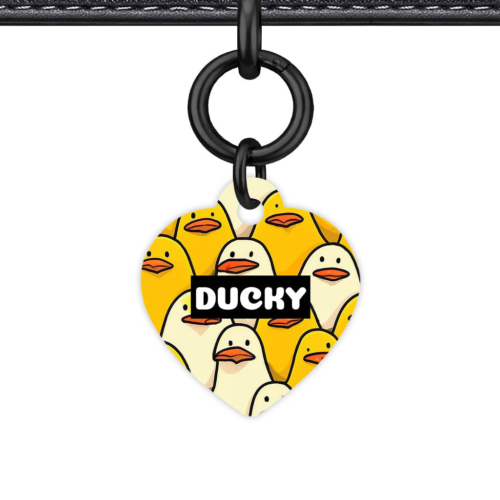 Yellow Ducky QR Smart Pet Id Tag Tag (Dog Tag & Cat Tag)