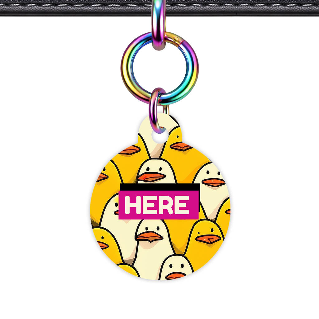 Yellow Ducky Classic Pet ID Tag (Dog Tag & Cat Tag)