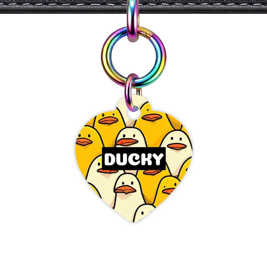 Yellow Ducky QR Smart Pet Id Tag Tag (Dog Tag & Cat Tag)