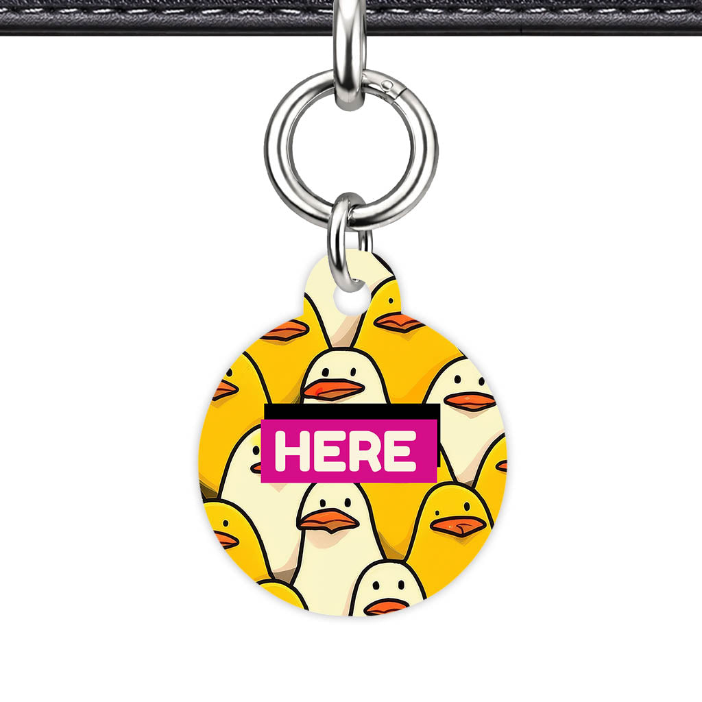 Yellow Ducky Classic Pet ID Tag (Dog Tag & Cat Tag)