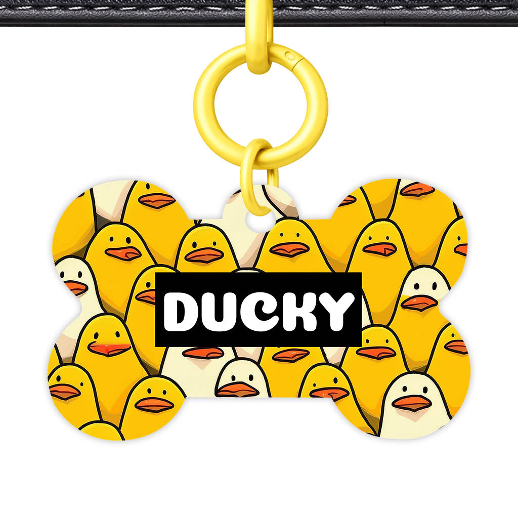 Yellow Ducky Classic Pet ID Tag (Dog Tag & Cat Tag)