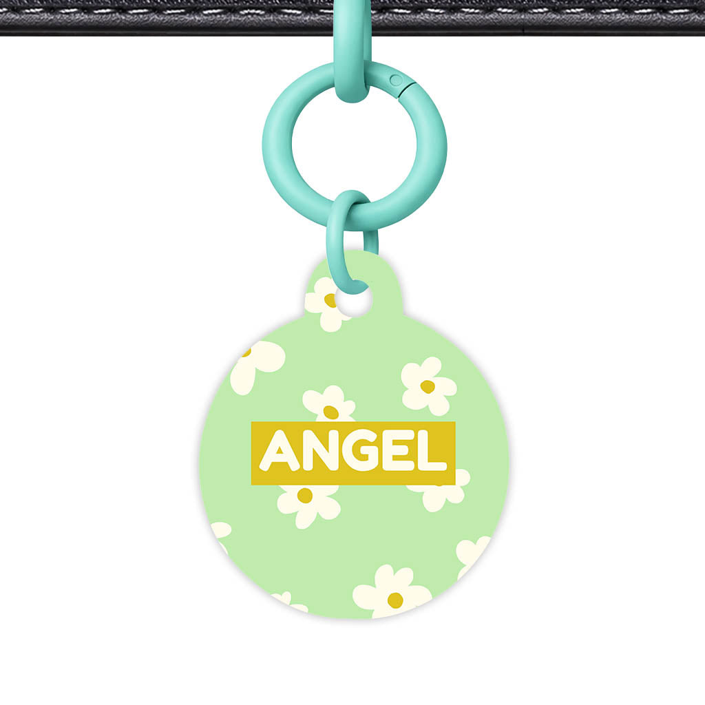 Daisies Green Classic Pet ID Tag (Dog Tag & Cat Tag)