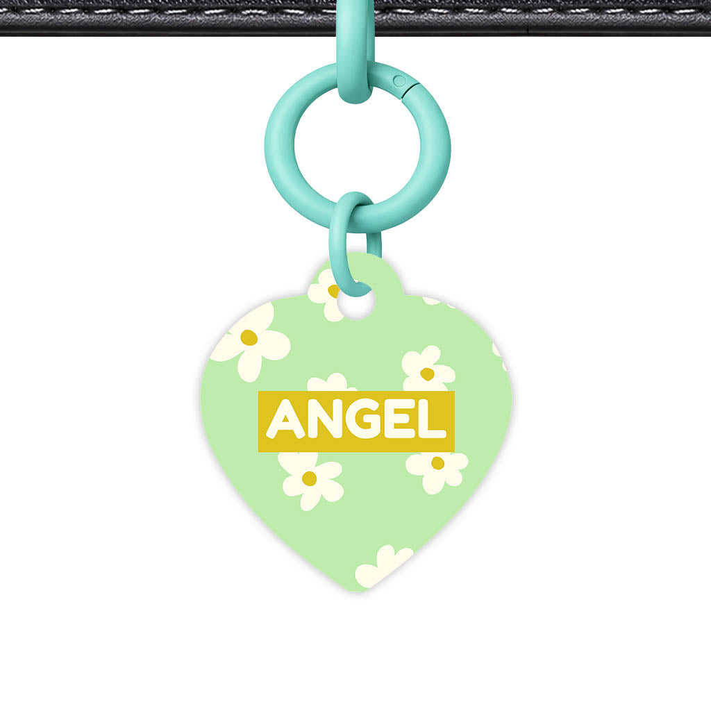 Daisies Green Classic Pet ID Tag (Dog Tag & Cat Tag)