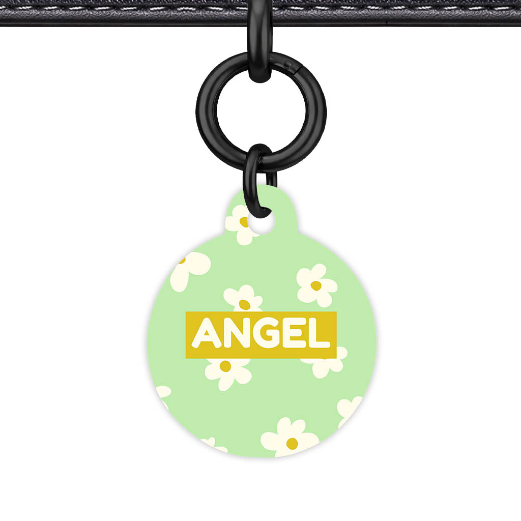 Daisies Green Classic Pet ID Tag (Dog Tag & Cat Tag)