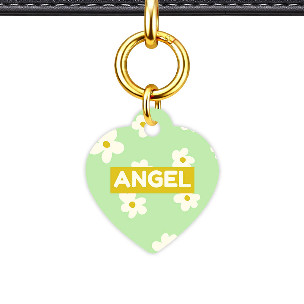 Daisies Green Classic Pet ID Tag (Dog Tag & Cat Tag)