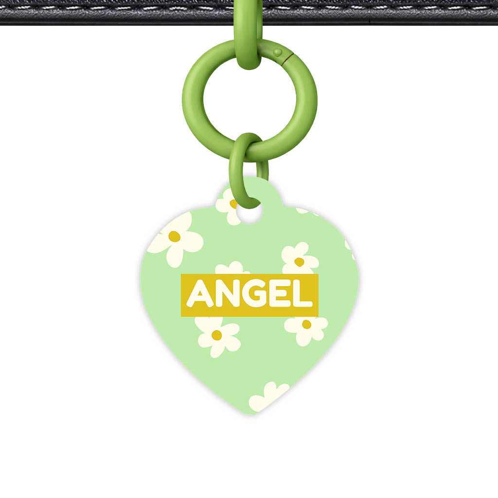 Daisies Green Classic Pet ID Tag (Dog Tag & Cat Tag)