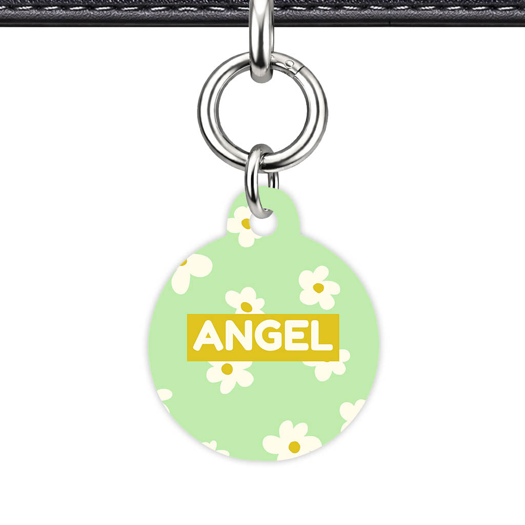 Daisies Green Classic Pet ID Tag (Dog Tag & Cat Tag)