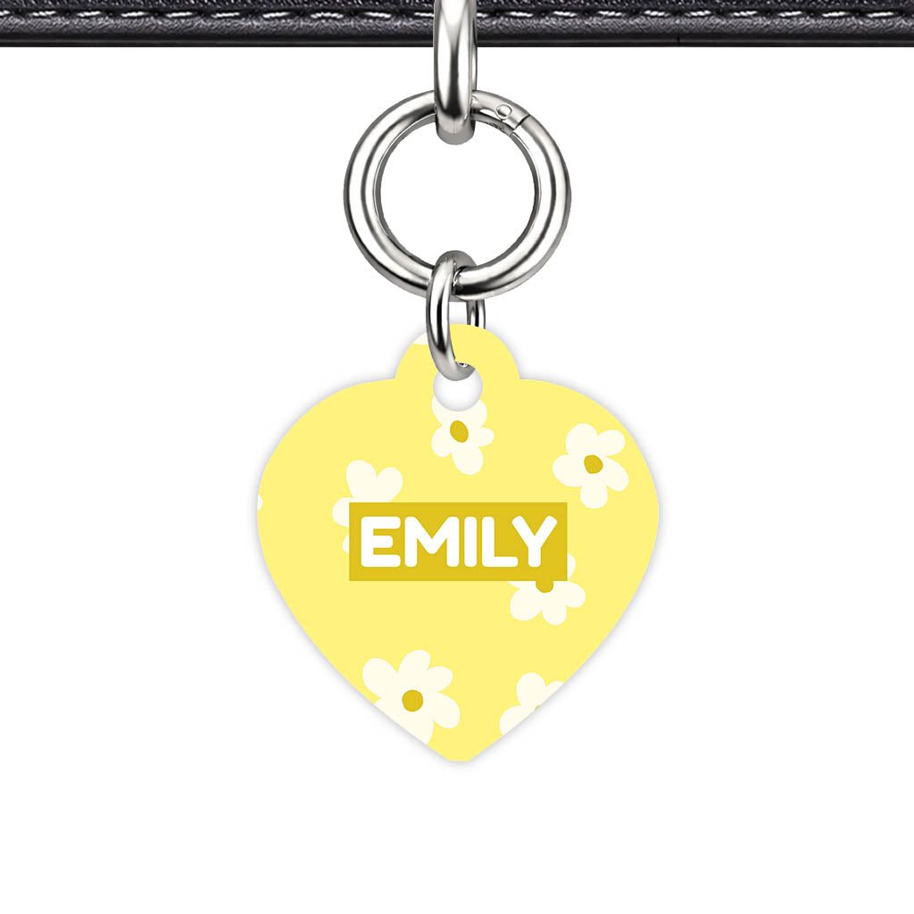 Daisies Yellow Classic Pet ID Tag (Dog Tag & Cat Tag)