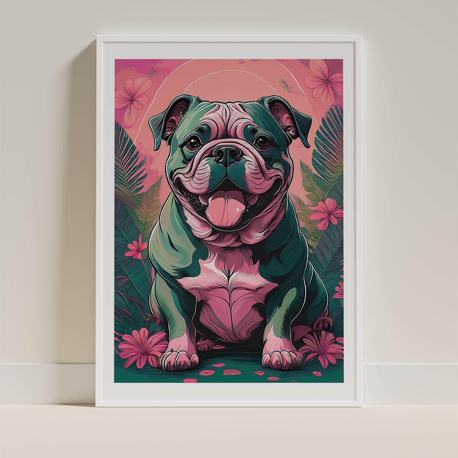 Bulldog Flowery Dog image 9