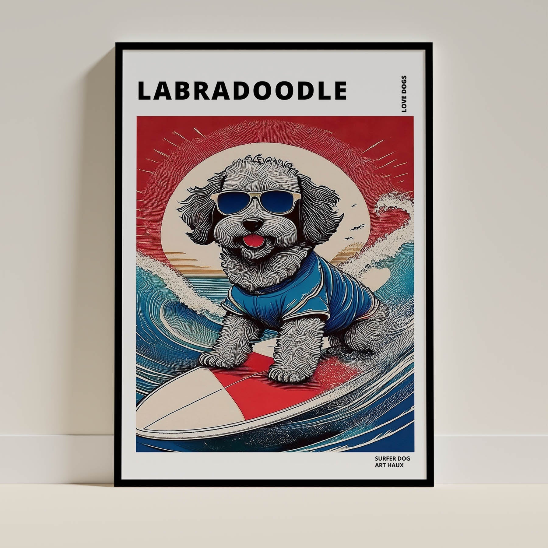 Labradoodle Dog Art Print Unframed | 6 Unique Designs | Wall Art Gift for Dog Lovers - Image 2 | Dogsy & Co