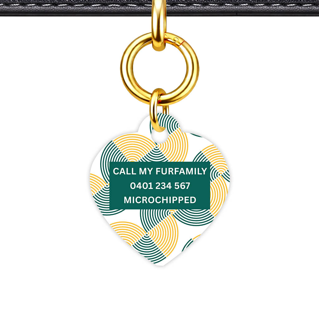 Green Gold Classic Pet ID Tag (Dog Tag & Cat Tag)