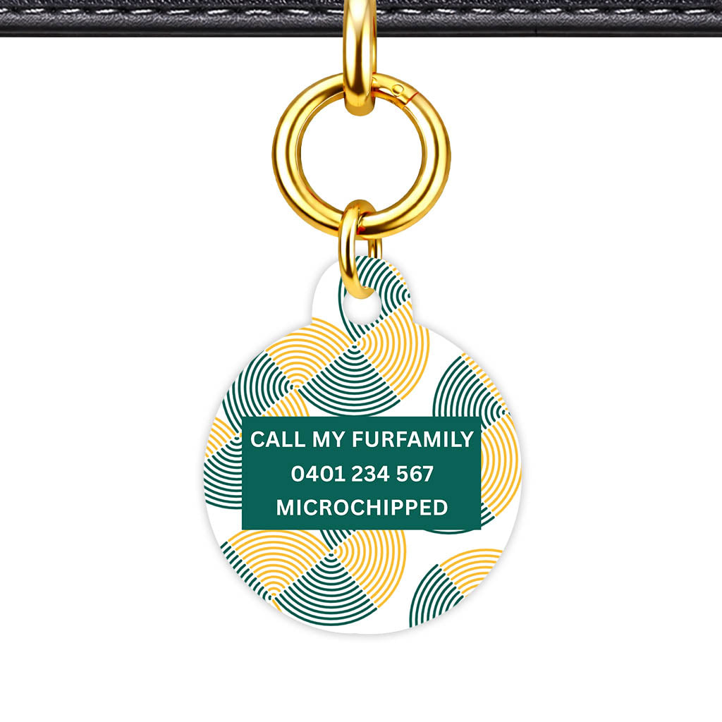 Green Gold Classic Pet ID Tag (Dog Tag & Cat Tag)