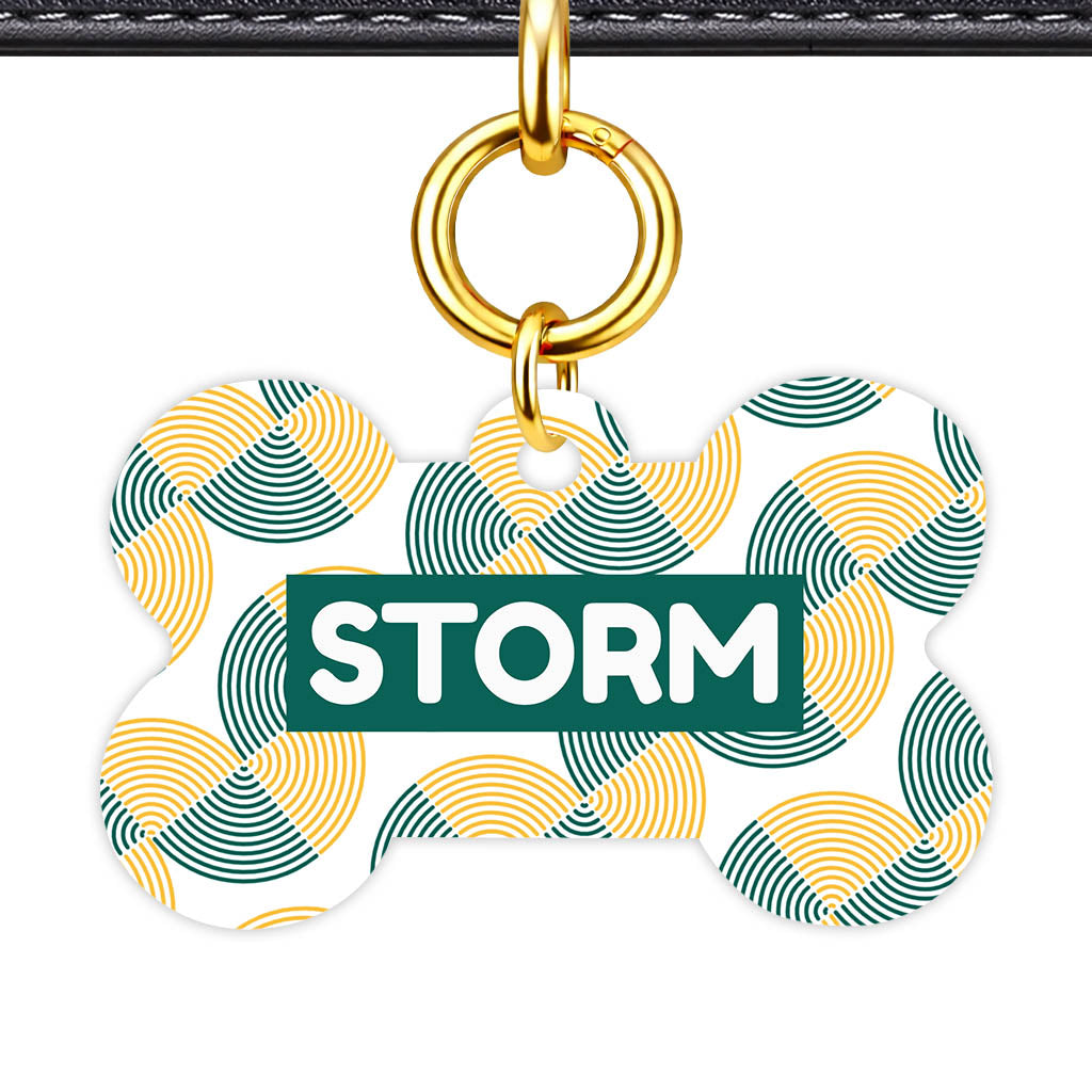 Green Gold Classic Pet ID Tag (Dog Tag & Cat Tag)