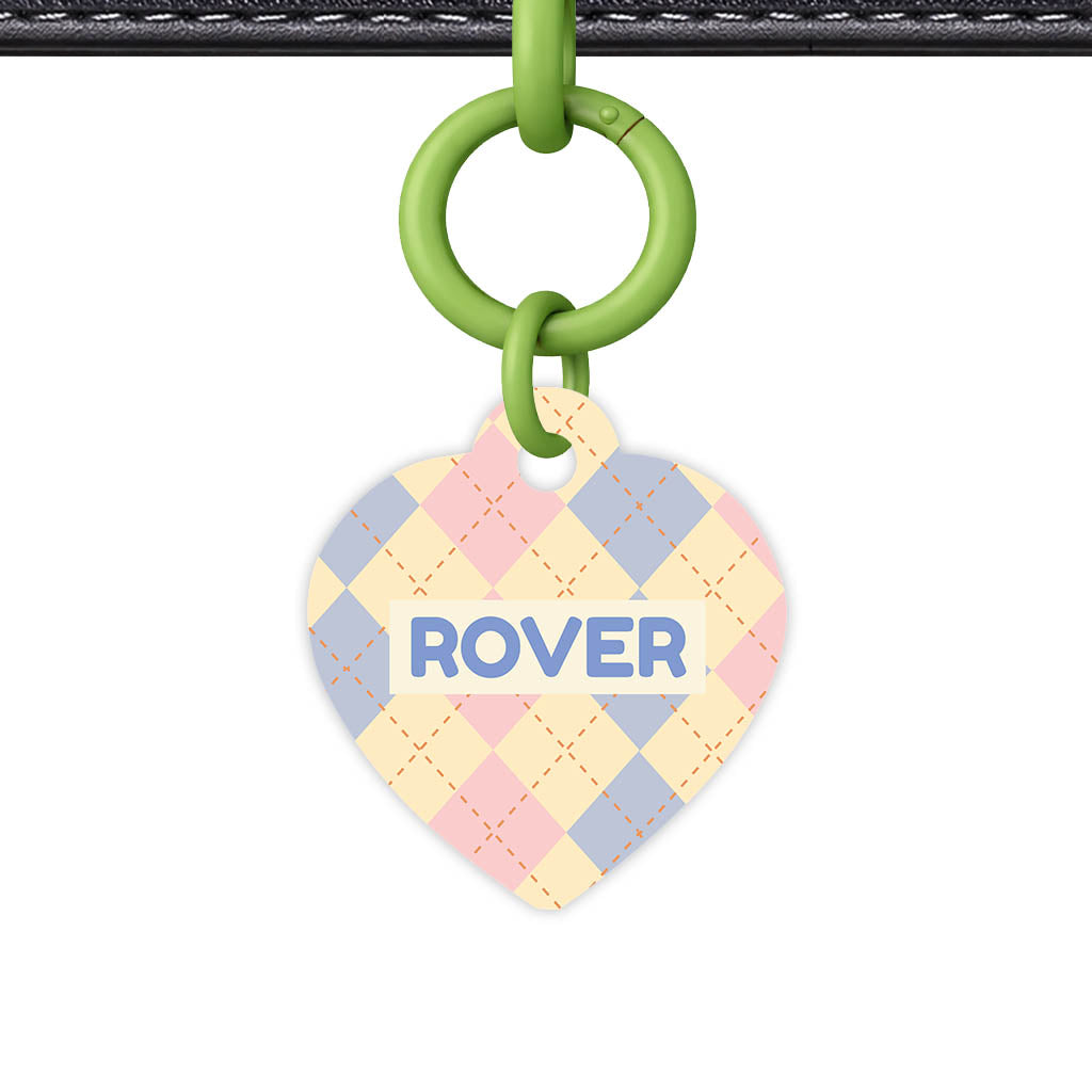 Pink Tweedy Diamonds Classic Pet ID Tag (Dog Tag & Cat Tag)