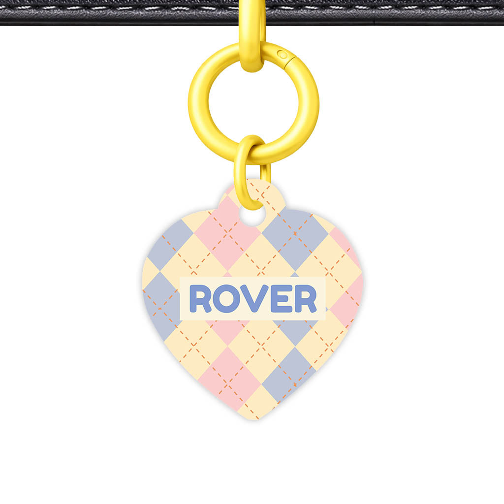 Pink Tweedy Diamonds Classic Pet ID Tag (Dog Tag & Cat Tag)